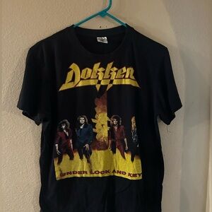 Vintage band tee Black Graphic T-Shirt